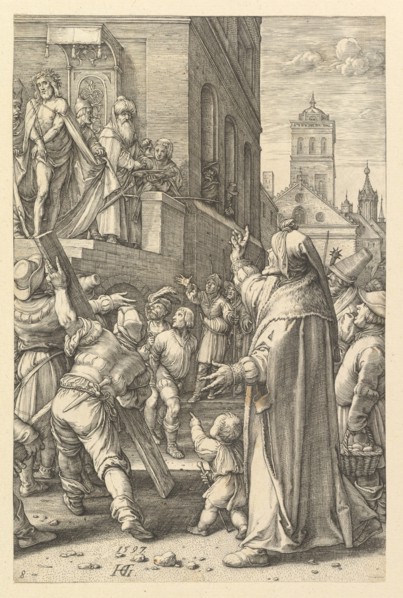 Ecce Homo, from The Passion of Christ, 1597. Creator: Hendrik Goltzius.