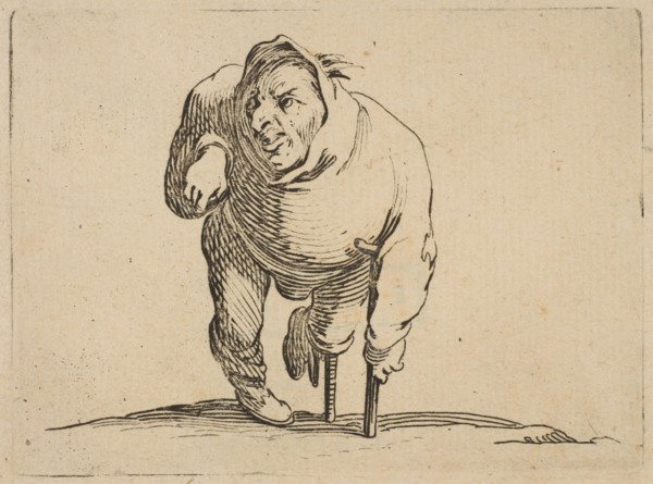 L'Estropié a la Béquille et a La Jambe de Bois