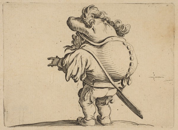 L'Homme au Gros Dos Orné d'Une Rangée de Boutons
