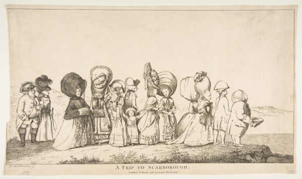 A Trip to Scarborough, March 3, 1783. Creator: James Bretherton.