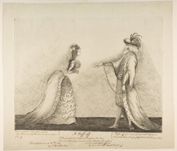 A Puff Off, ca. 1782. Creator: James Sayers.