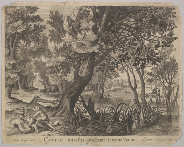 The Thieves Robbing the Man from The Good Samaritan. Creator: Assuerus van Londerseel.