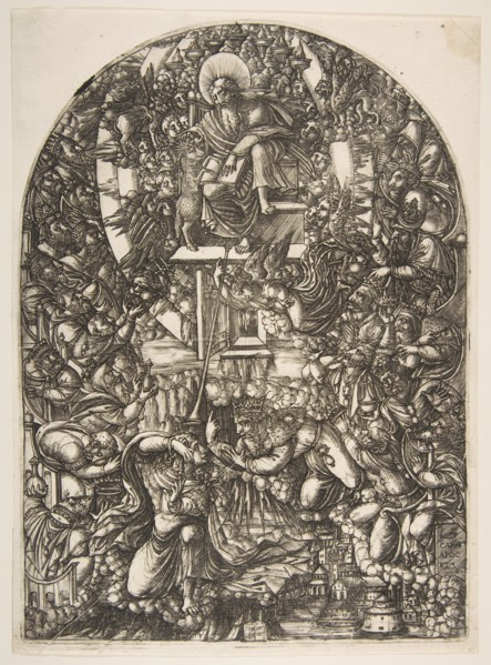 Saint John Summoned to Heaven, from the Apocalypse.n.d. Creator: Jean Duvet.