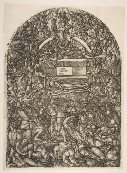 A Star Falls and makes Hell Open, from the Apocalypse.n.d. Creator: Jean Duvet.