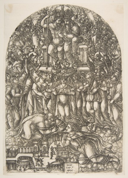 An innumerable Multitude which Stands before the Throne, from the Apocalypse.n.d. Creator: Jean Duvet.