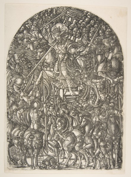 Christ mounted on a white Horse, from the Apocalypse.n.d. Creator: Jean Duvet.