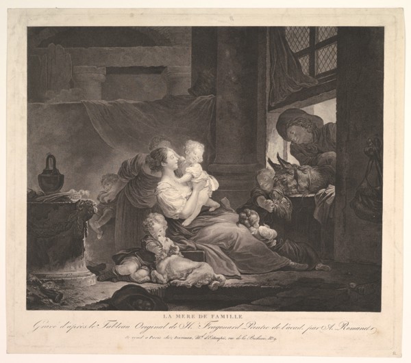 La Mere de Famille.n.d. Creator: Antoine Louis Romanet.