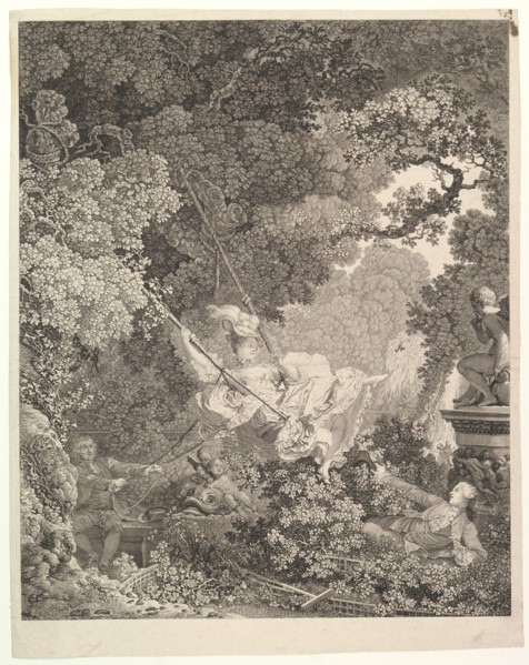 Les Hazards heureux de l'Escarpolette.n.d. Creator: Nicolas de Launay.