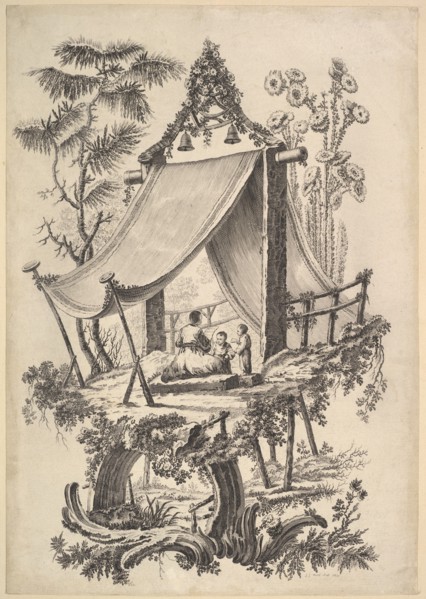 Treehouse, 1773. Creator: Jean Jacques Avril.