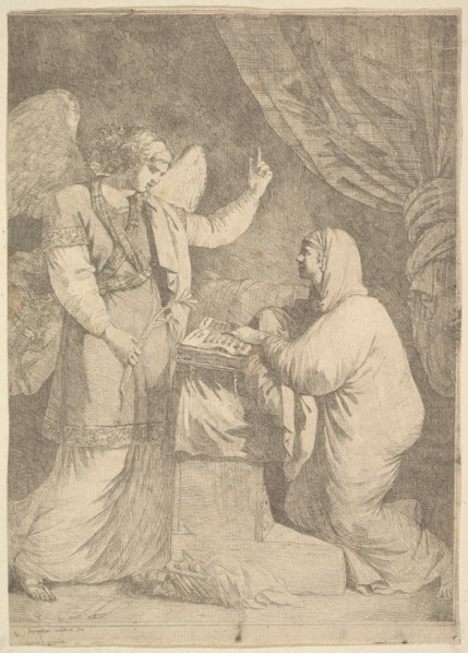The Annunciation, 1762-63. Creator: Jean Jacques Lagrenee.