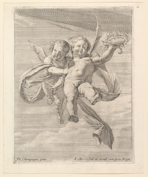 Groupe de deux angelots
