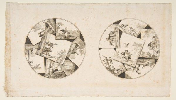 Designs for Plates Taken from Oudry's Illustrations to La Fontaine's Fables, after 1755. Creator: Anon.