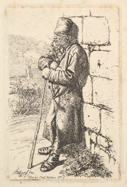 The Tobacco Smoker, 1817. Creator: Johann Christian Erhard.