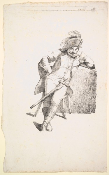 The Thoughtful Captain, 1822. Creator: Johann Gottfried Schadow.