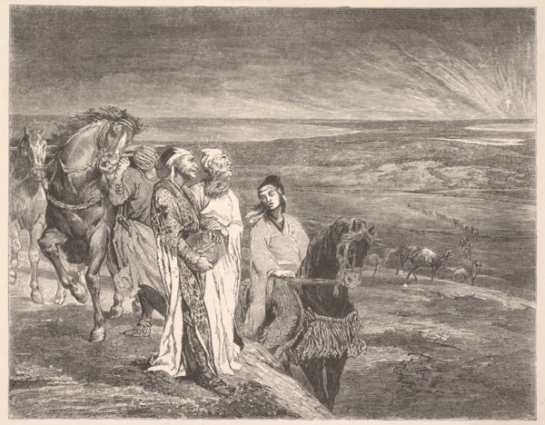 The Wise Men out of the East, 1868. Creator: John La Farge.
