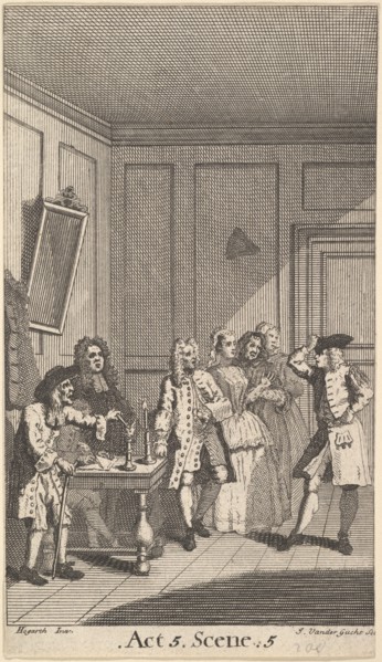 Frontispiece to Moliere's "L'Avare"