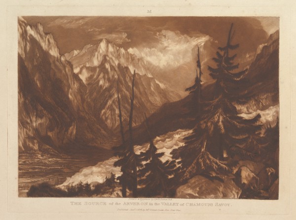 The Source of the Arvaron in the Valley of Chamouni, Savoy