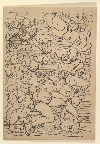 The Triumph of Amphitrite, ca. 1550-1580. Creator: Luca Cambiaso.