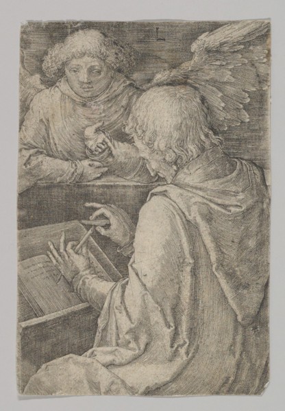 St. Matthew, from the series The Four Evangelists, 1518. Creator: Lucas van Leyden.