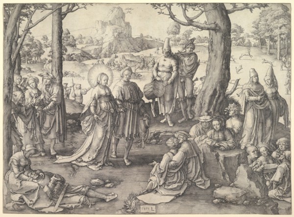 Dance of St. Mary Magdalene, 1519. Creator: Unknown.