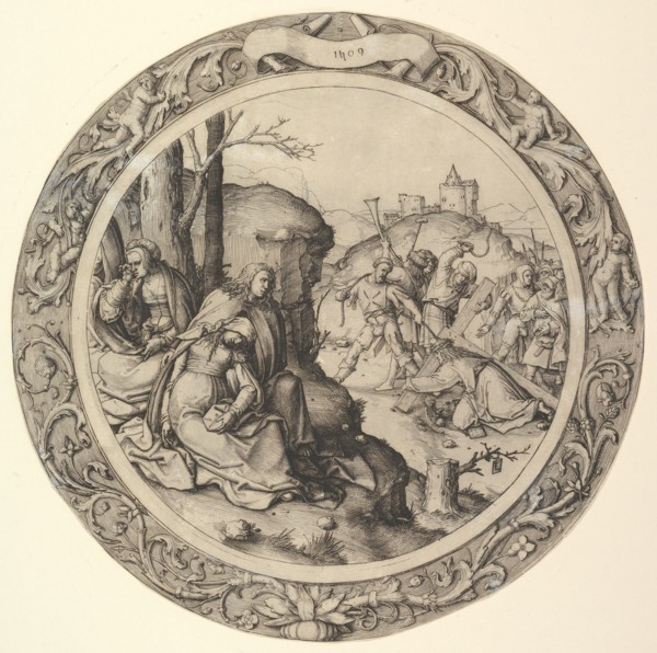 Christ Carrying the Cross, from the Circular Passion, 1509. Creator: Lucas van Leyden.