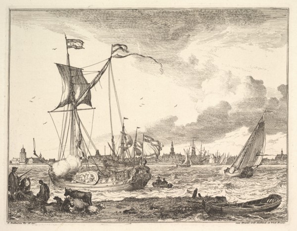 Harbor Scene. Creator: Ludolf Backhuysen I.