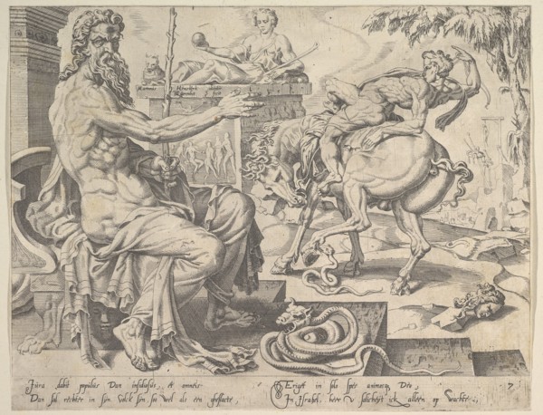 Dan, from the series The Twelve Patriarchs, 1550. Creator: Dirck Volkertsen Coornhert.