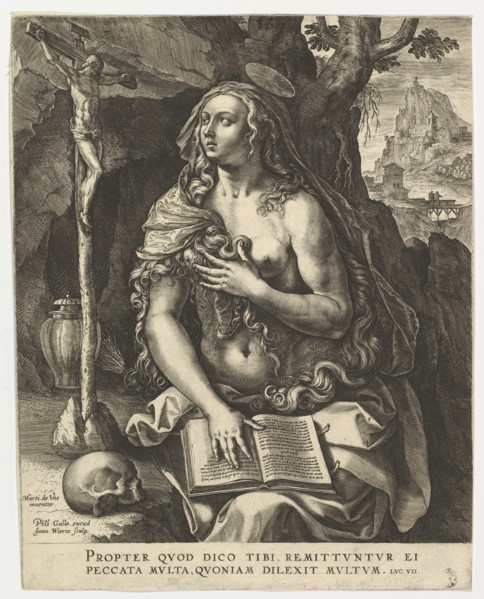 Mary Magdalen.n.d. Creator: Jan Wierix.