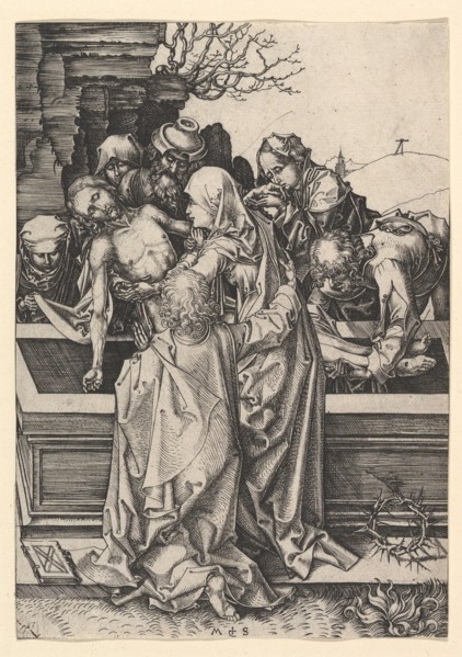 The Entombment of Christ, ca. 1435-1491. Creator: Martin Schongauer.