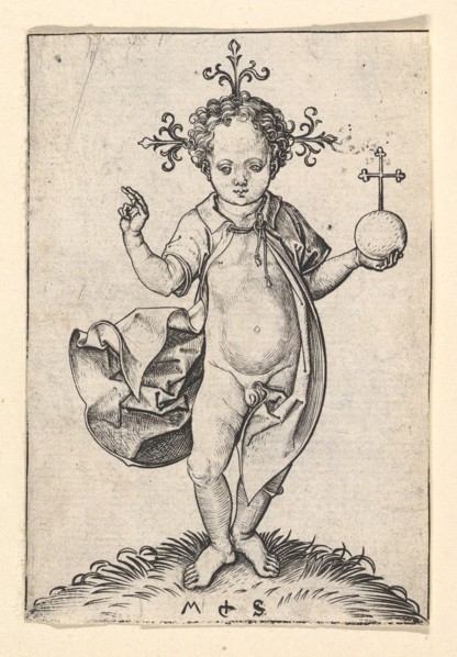 The Christ Child with an Orb, 1469-1482. Creator: Martin Schongauer.