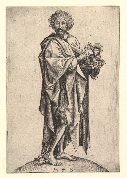 St. John the Baptist, ca. 1435-1491. Creator: Martin Schongauer.