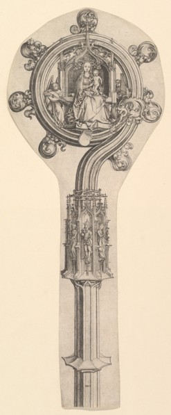 The Crozier, ca. 1435-1491. Creator: Martin Schongauer.