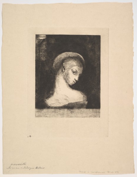 Perversity, 1891. Creator: Odilon Redon.