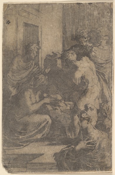 The Nativity, ca. 1527-30. Creator: Parmigianino.