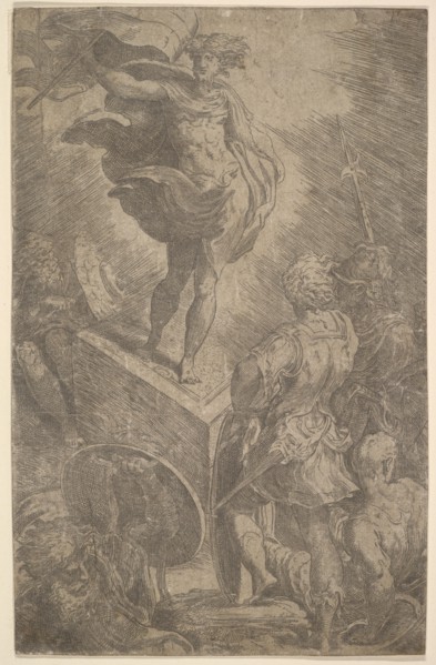 Resurrection, early 16th century. Creator: Parmigianino.