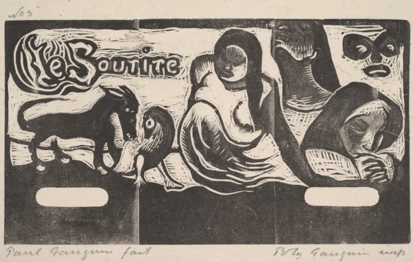 Le Sourire, 1899. Creator: Paul Gauguin.