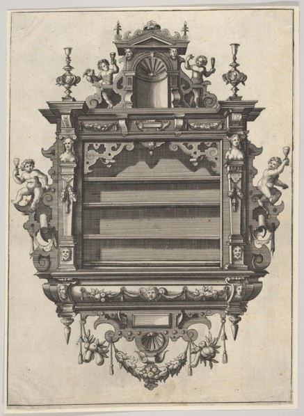 Wall-mounted Shelf Unit from 'Verscheyden Schrynwerck