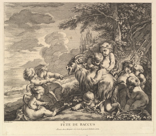 The Feast of Bacchus, ca. 1738. Creator: Pierre Alexandre Aveline.