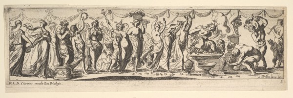 Bacchanal, 1615-42. Creator: Pierre Brebiette.
