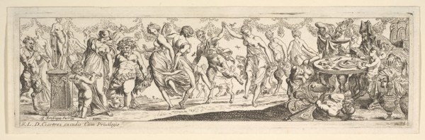 Bacchanal, 1615-42. Creator: Pierre Brebiette.