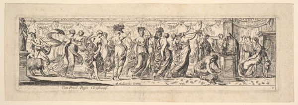 Bacchanal, 1615-42. Creator: Pierre Brebiette.