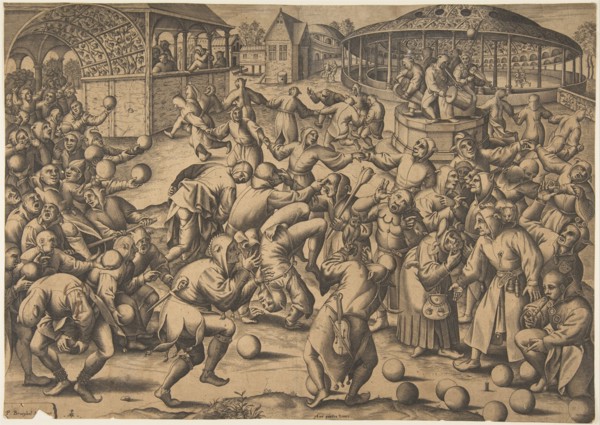 The Festival of Fools, after 1570. Creator: Pieter van der Heyden.