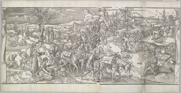 The Passage of a Caravan from the frieze Ces Moeurs et fachons de faire de Turcz