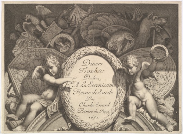 Title page of Divers Trophées