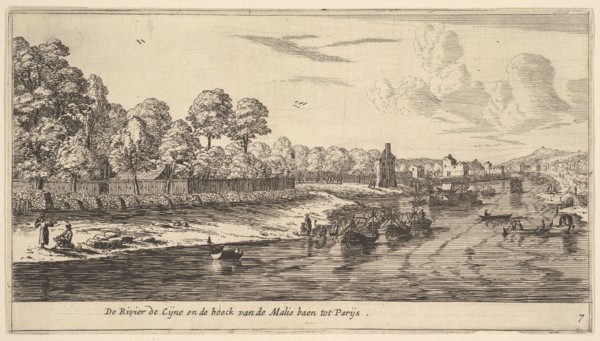 The River Seine at the Bend of the Mall, 17th century. Creator: Reinier Zeeman.