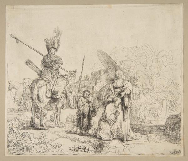 The Baptism of The Eunuch, 1641. Creator: Rembrandt Harmensz van Rijn.