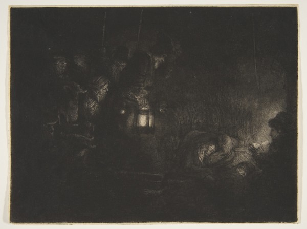 Adoration of the Shepherds: A Night Piece, ca. 1657. Creator: Rembrandt Harmensz van Rijn.