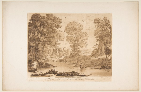 Landscape with Cupid and Psyche, 1776. Creator: Richard Earlom.