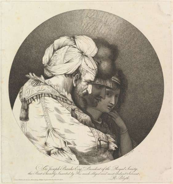 Three Oriental Heads, March 5, 1780. Creator: Robert Blyth.