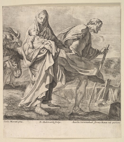 Flight into Egypt. Creator: Robert van Audenaerde.